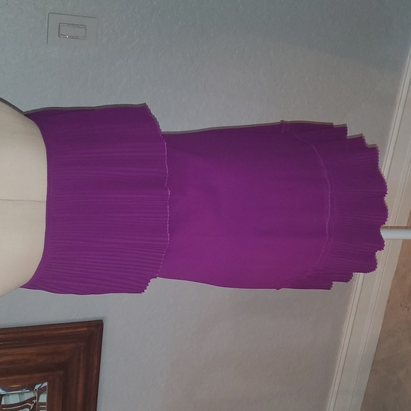 Andree Purple Strapless Mini Dress - Picture 3 of 3